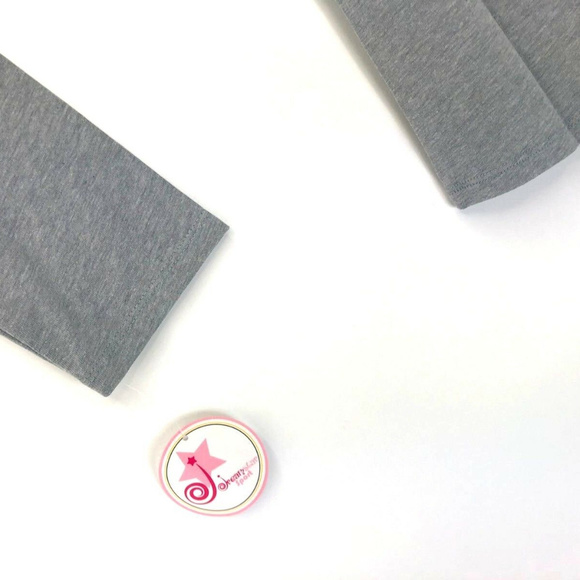 Dream Star Girls Long Sleeve Faux Fur Applique Tee - Picture 4 of 6